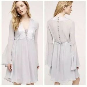 Anthropologie Belled Peasant Dress
